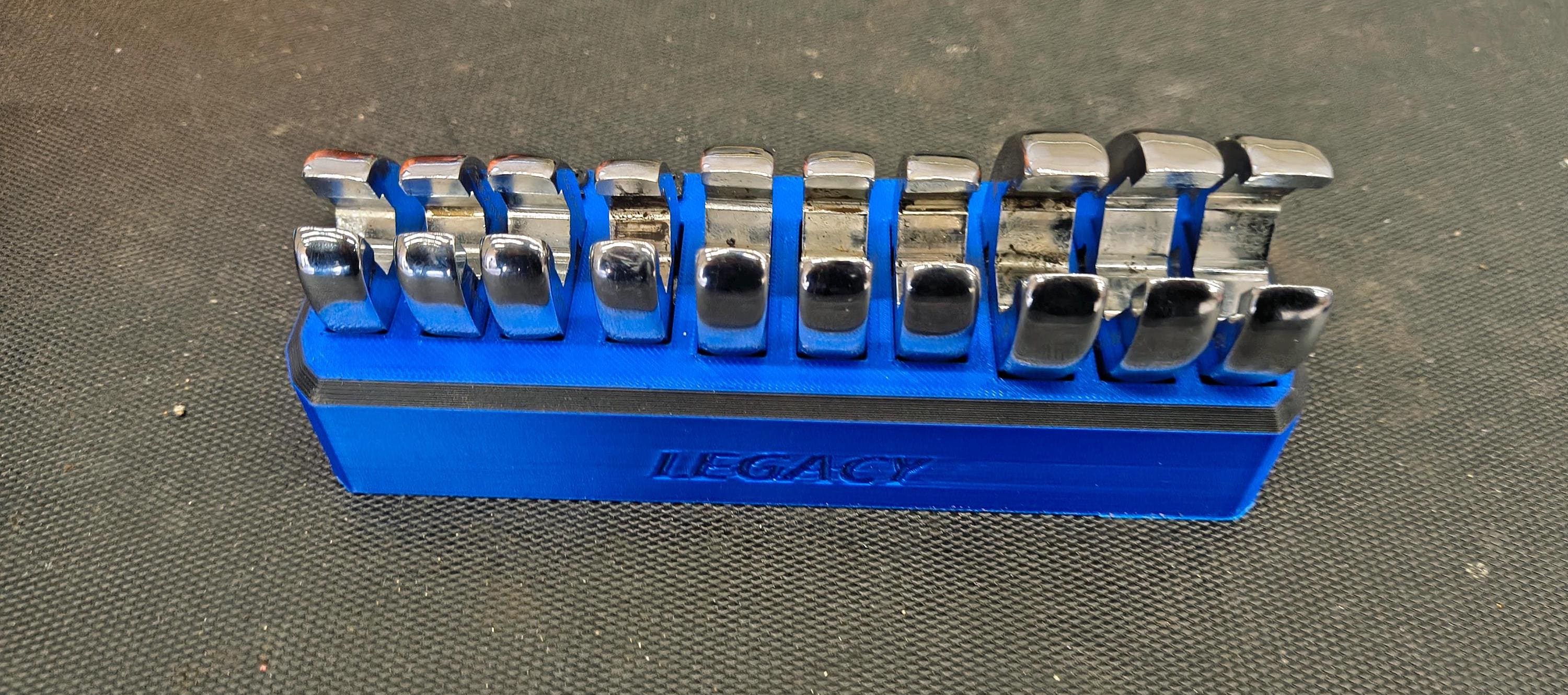 Wrench Organizer Crowfoot  (metric)