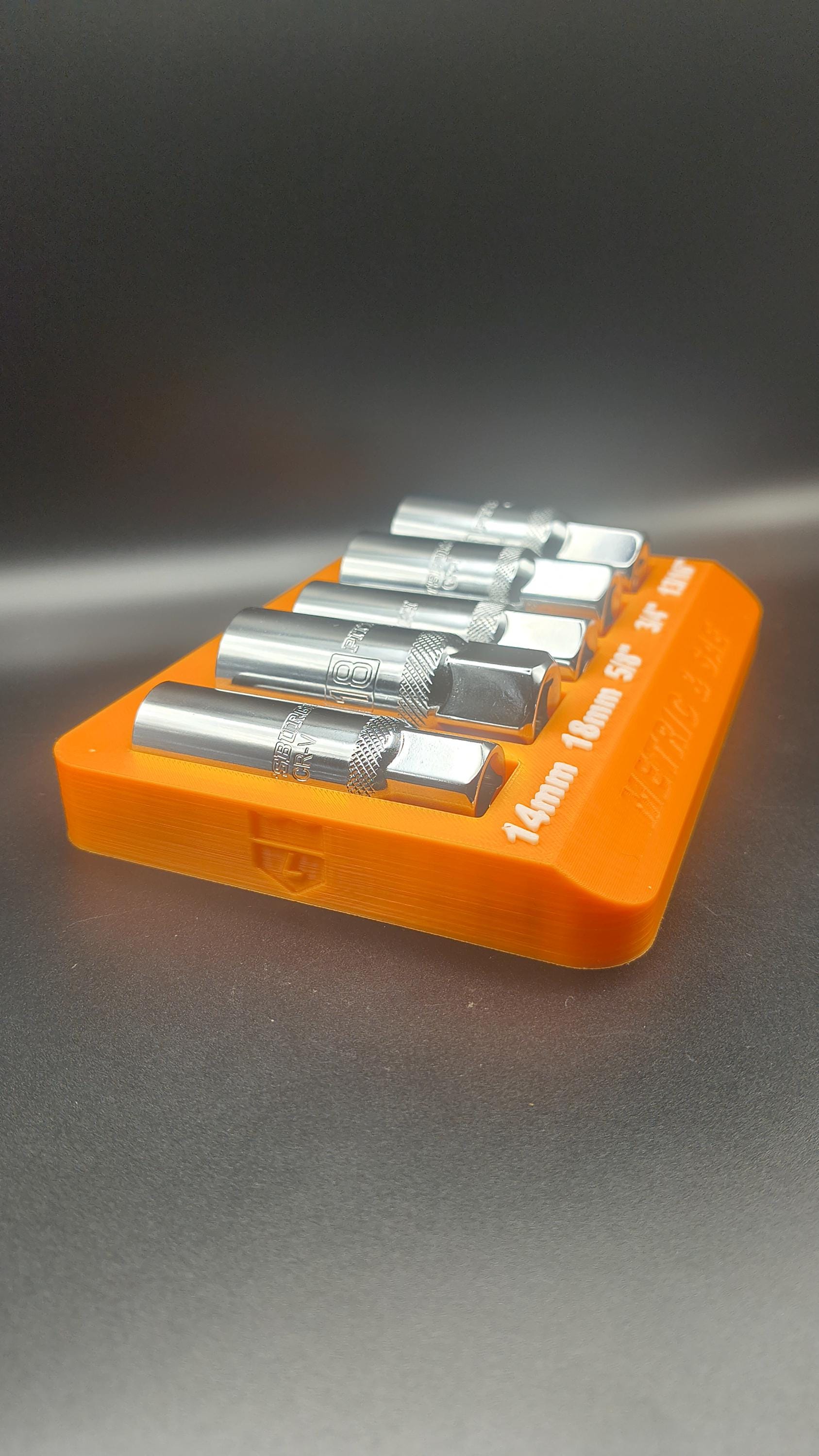 Socket Organizer Spark Plug 5pc set