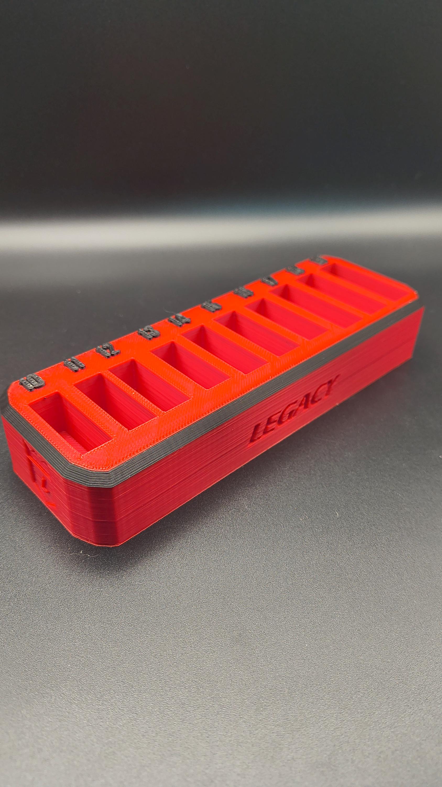 Wrench Organizer Crowfoot  (metric)