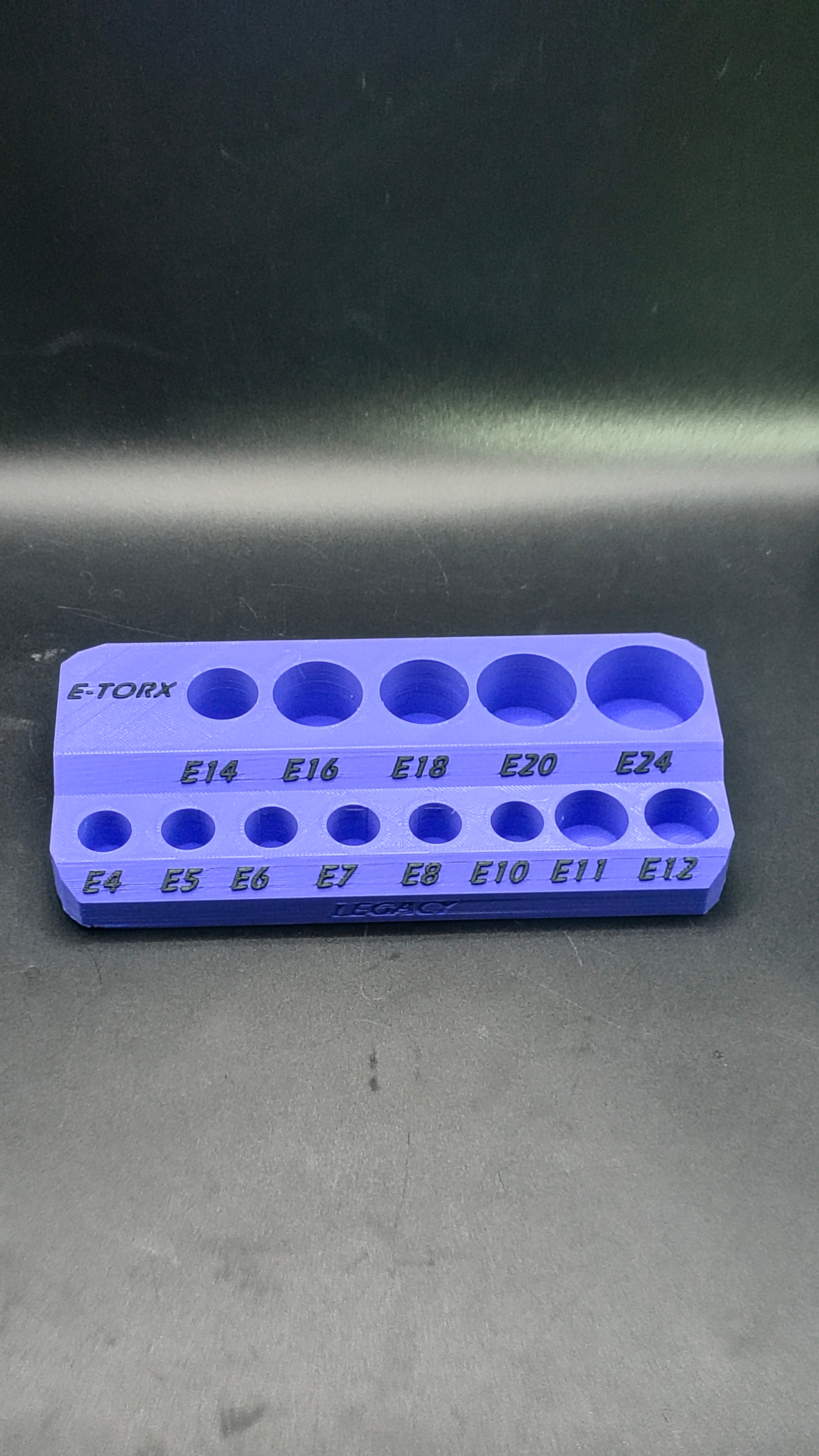 E-Torx Socket Organizer