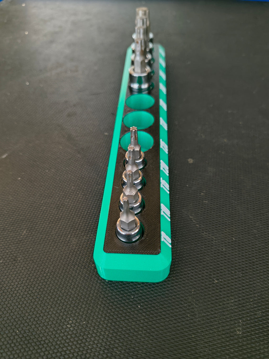 Torx Socket Organizer - Precision Tool Holder for Easy Access