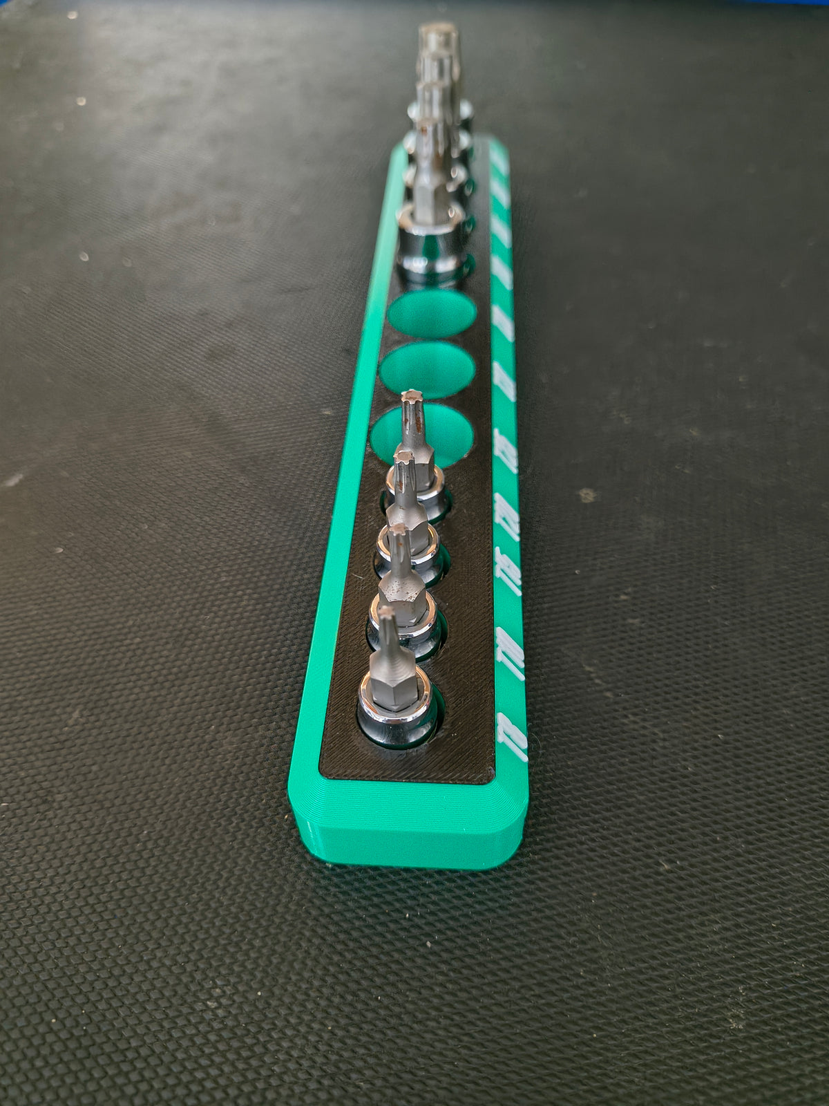 Torx Socket Organizer - Precision Tool Holder for Easy Access