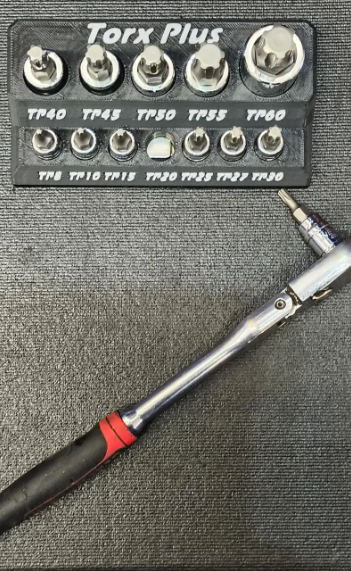 Torx Plus Socket Tray Organizer