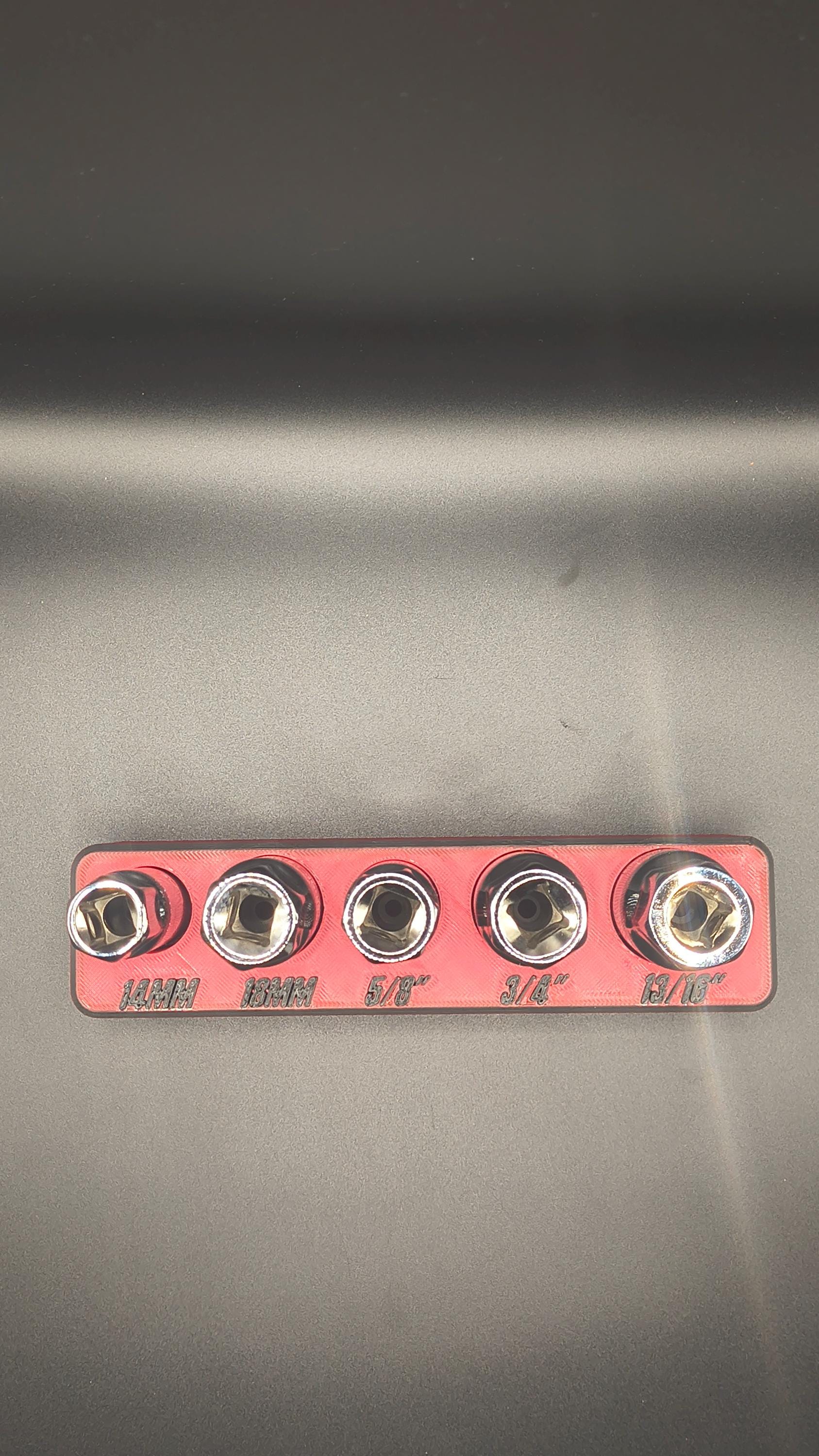 Socket Organizer Spark Plug 5pc Pittsburgh 70701