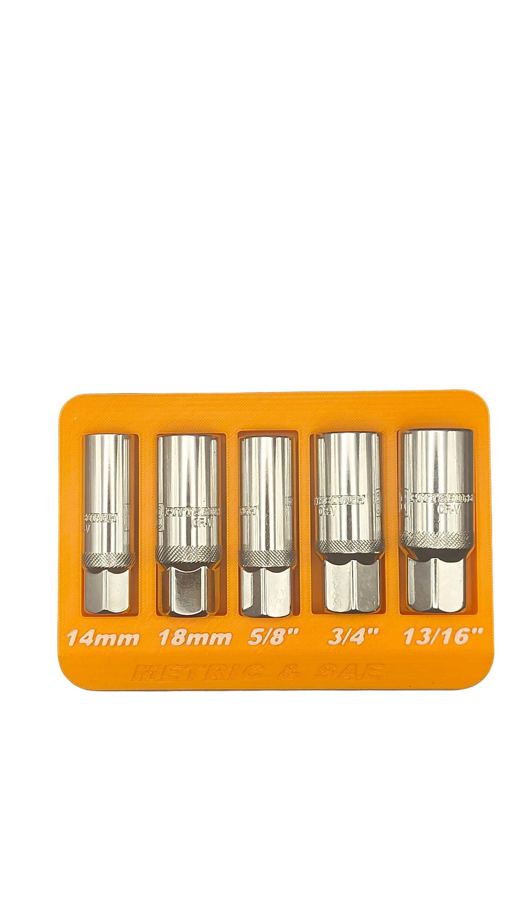 Socket Organizer Spark Plug 5pc set