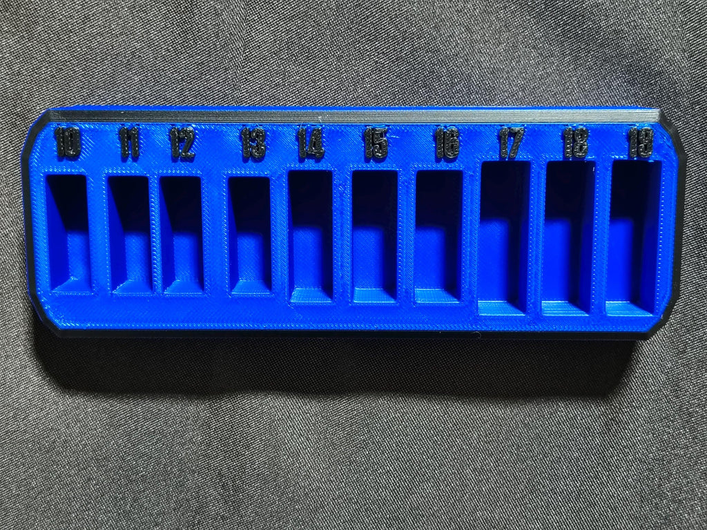 Wrench Organizer Crowfoot  (metric)
