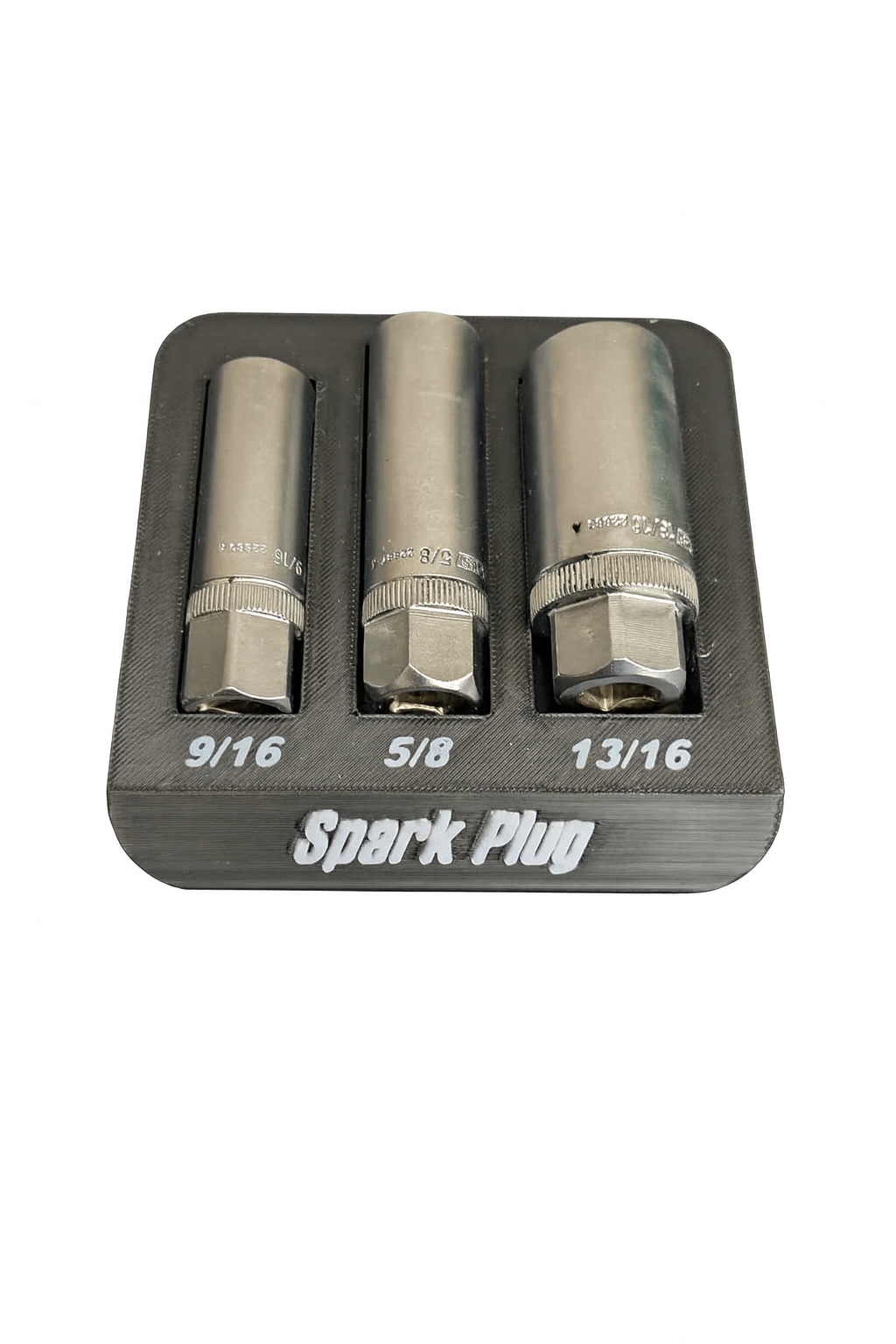 Spark Plug Socket Holder  13/16, 5/8, 9/16 Organizer